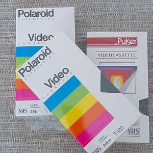 New.Bundle of 3 VHS Cassettes.